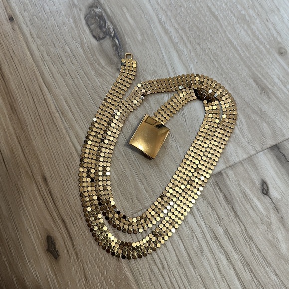 Vintage Gold Mesh Belt/Necklace - Picture 1 of 12